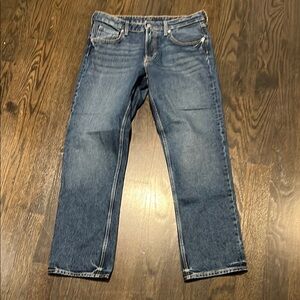 H&M Blue Straight Leg Jeans with Classic Appeal